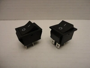 2x Lot Pack KCD4 16A 250V AC 20A 125V Rocker Boat Power Switch 4 Pins Self Reset - Picture 1 of 11