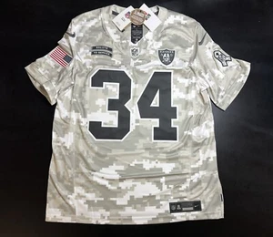 Camiseta deportiva grande Bo Jackson #34 Salute To Service Arctic camuflada Las Vegas Raiders nueva con etiquetas - Imagen 1 de 10