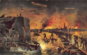 België - ANTWERPEN - Gevangen genomen - 9 oktober 1914 door generaal von Beseler - Picture 1 of 2