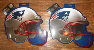 New England Patriots Two 12 Inch Helmet Cutout's - Picture 1 of 1