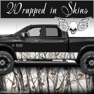 Снег камуфляж рокер панели графика этикетка надежном грузовик внедорожник камуфляж SNOWSTORM - Изображение 1 из 2