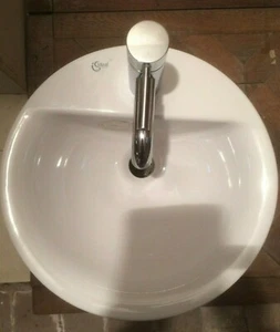 IDEAL STANDARD:CONNECT E 804001 LAVABO ARREDO ROTONDO SU PIANO Cm.43 X 43 H 14 - Foto 1 di 2