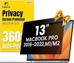 360° Privacy Screen Protector For MacBook Pro 13 inch Anti Glare, Scratch Proof - Picture 1 of 7
