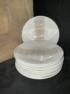 CALVIN KLEIN Gold Scribble Bread and Butter Plates(8) - Picture 1 of 3