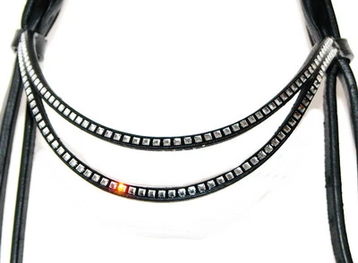 F.S.S FSS GLEAM Double Curve U SHAPE Crystal CLEAR SQUARE WAVE Bling Stirnband Neu