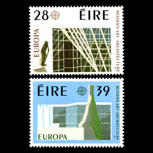 Ireland 1987 - EUROPA Stamps - Modern Architechture - Sc 689/90 MNH