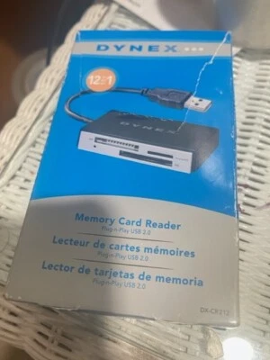 Dynex 12 in 1 Compact Memory Card Reader - DX-CR212 (1H) - Image 1 of 2