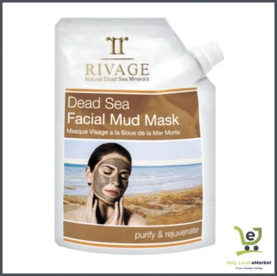 Rivage Dead Sea Facial Mud Mask Purifying Mask from Holy Land 200 ml - Image 1 of 2