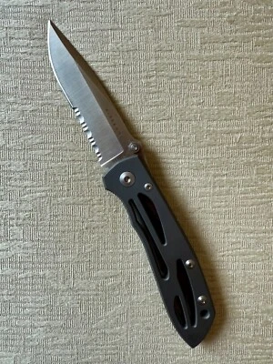 RARE Gerber Harsey Airframe Titanium Handle First Production Run Tactical Knife - Image 1 of 4