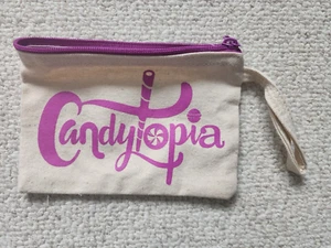 Candytopia Canvas Cosmetic Makeup Bag with Zipper BRAND NEW - Picture 1 of 4