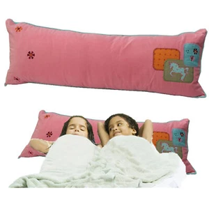 GIRLS - Best Friend Double Embroidered Pillow - 40cm x 110cm NEW - Picture 1 of 1
