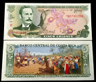 Costa Rica 5 Colones 1992 Banknote World Paper Money Unc Currency Bill