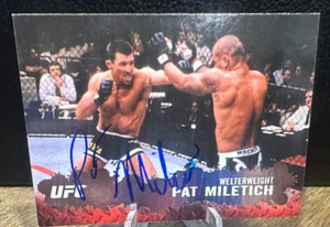 Pat Miletich Signed 2009 Topps Round 2 UFC Card in person Auto RC HOF - Picture 1 of 1