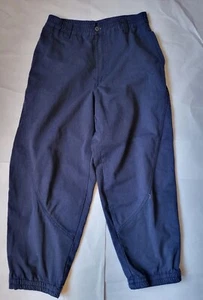 Vintage 1990s Bugle Boys Sz XL Blue Relaxed Pants 28W 24L - Picture 1 of 6