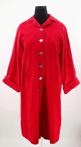 Abrigo largo swing de colección para mujer años 40 talla M/L botones de carcasa - Imagen 1 de 10