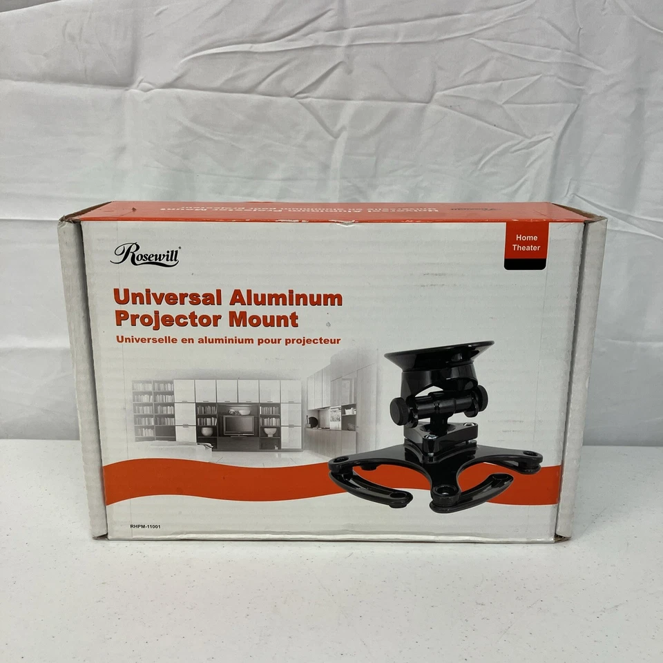 Rosewill Universal Aluminio Proyector Montaje RHPM-11001 Home Theater TV Hombre Cueva Foto 1 de 4