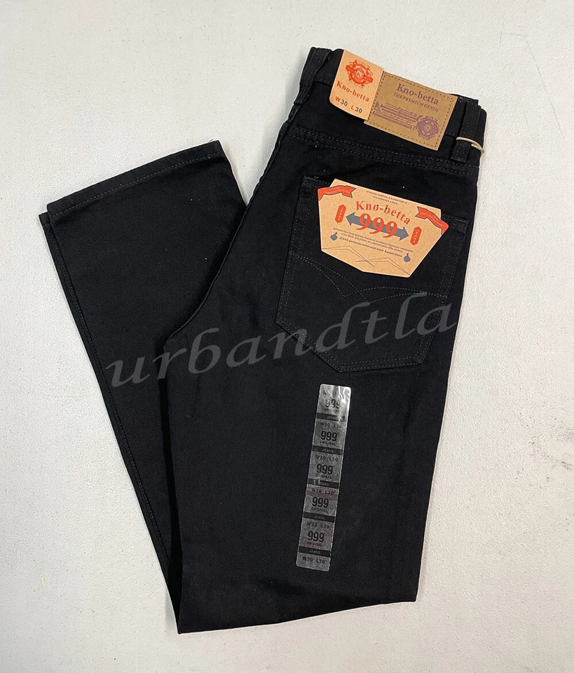 Men's Regular Fit Straight Leg Denim Jeans Size 30-50 Kno Betta - Image 1 of 1