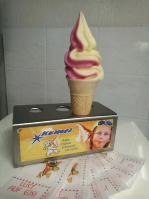 Komet Eispulver Softeispulver Speiseeispulver f. Eismaschine Kirsche 1,4 kg.