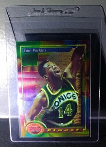 1993-94 Topps Finest Sam Perkins #186 Basketball Card - Picture 1 of 2