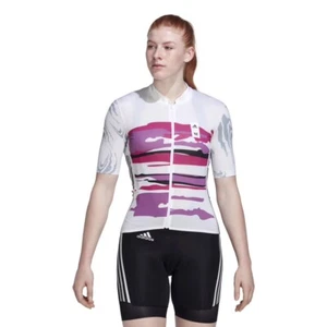 Size XL- Adidas Women’s The Jersey TM Cycling, White / Black. - Picture 1 of 7