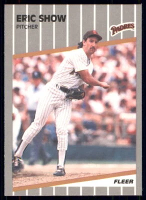 1989 Fleer #317 Eric Show Glossy - Image 1 of 2
