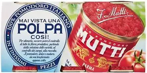 Mutti Polpa di Pomodoro 100% Italiano in Pezzi Finissimi (3 Lattine da 400g) - Foto 1 di 1