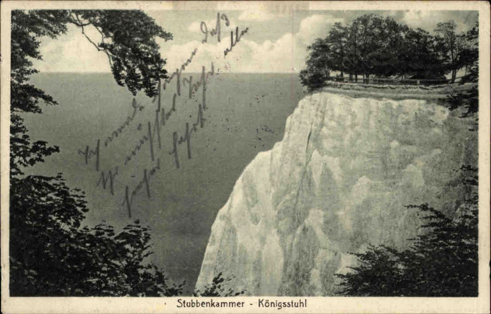 1927 Stempel SAGARD Rügen Ostsee Nationalpark Jasmund Stubbenkammer Königsstuhl - Bild 1 von 1