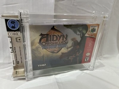 Aidyn Chronicles The First Mage N64 Graded WATA 8.0 A Sealed - Image 1 of 2