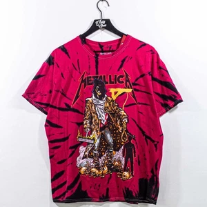 Metallica Unforgiven Pushead T-Shirt Large Y2K Rock Band Music Retro - Picture 1 of 9