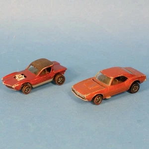 Hot Wheels Redline Custom Camaro Orange (395) 1968 Hong Kong & Python Excelente - Imagen 1 de 11