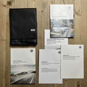 16-19 VOLKSWAGEN GOLF / GTI GTD / R OWNERS HANDBOOK MANUAL & WALLET 2016 Re19200 - Picture 1 of 24