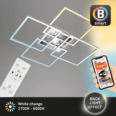 Deckenleuchte Briloner Frame S CCT LED 50W 72,4CM Deckenlampe SmartHome CCT Dimm - Bild 1 von 4