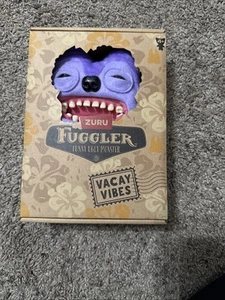 ZURU Fuggler Funny Ugly Monster Purple Greedy Grinner Plush Vacay Vibes New - Picture 1 of 2