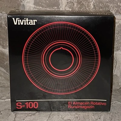 Sealed Vivitar S-100 Rotart Slide Tray Panier Rond Holds 100 2x2 Slides USA Made - Image 1 of 4