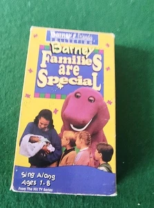 Barney & Fiends Collection Families Are Special VHS Video Tape Sing Along Songs - Foto 1 di 3