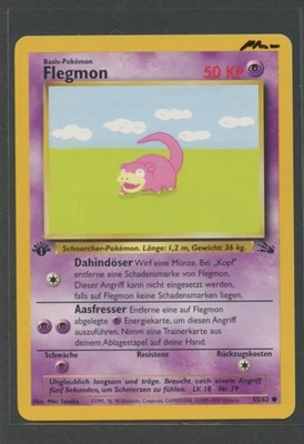 Flegmon 1. Edition | Fossil 55/62 | Pokemon Karte Deutsch NM- 2000 WOTC - Bild 1 von 4