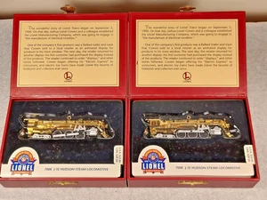 Lot of 2 Hallmark Lionel 100th Anniversary 700E J-1E Hudson Locomotive Ornaments - Picture 1 of 11