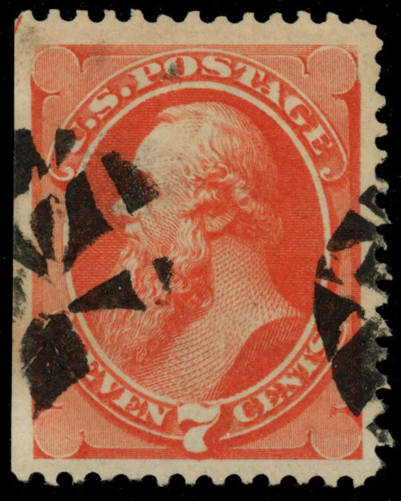 USA Scott# 160 Var Usado Dbl Trf, NYFM Geométrico Elegante Cancelación SCV $200 (56200) Foto 1 de 1