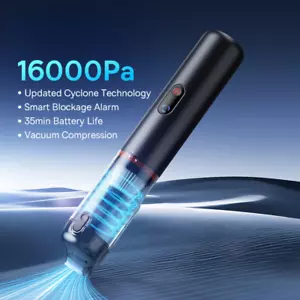 16000Pa Wireless Car Vacuum Cleaner Powerful Portable Handheld Automotive Mini - Picture 1 of 22