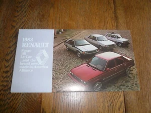 Renault Fuego 18i 1983 Le Car folleto de ventas - vintage - Imagen 1 de 3