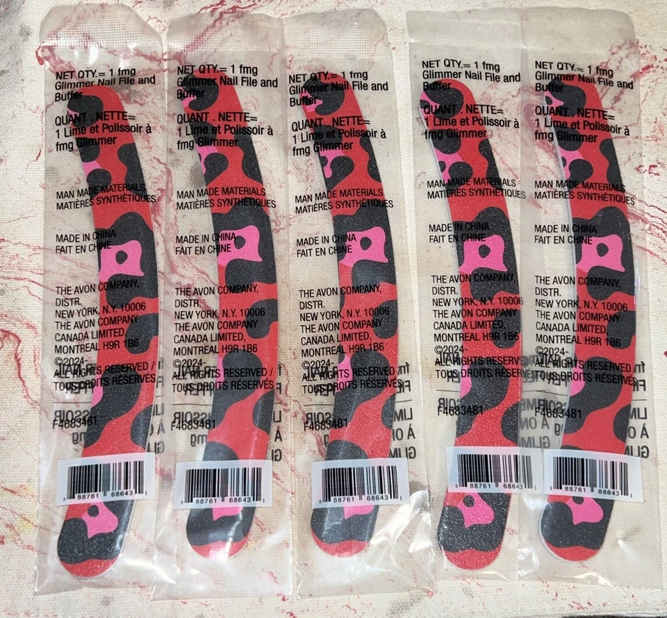 Avon Fmg Glimmer Nail file And Buffer one only - Image 1 of 1