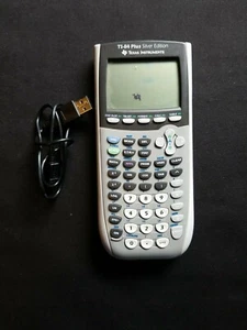 Texas Instruments TI-84 Plus Silver Edition Graphing Calculator Tested & Working - Picture 1 of 8