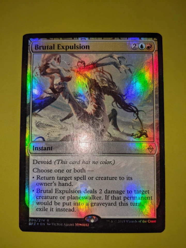FOIL Brutal Expulsion x1 Battle for Zendikar 1x MTG Magic the Gathering - Image 1 of 1