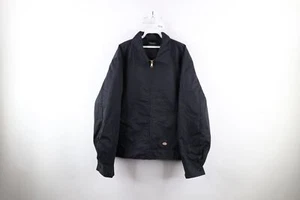 Vintage Dickies Mens XL Distressed Spell Out Quilted Mechanic Work Bomber Jacket - Picture 1 of 13