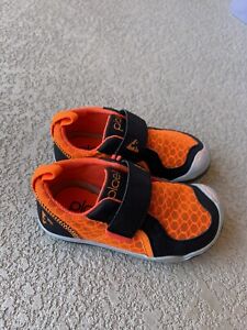 Plae Ty Air Mesh Sneakers Unisex Shoes Boys Kids 102021-641 Orange Toddler