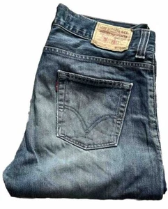 LEVIS 506 JEANS Mens W 34 L 32 vintage blue denim red tab regular fit A95 - Picture 1 of 12