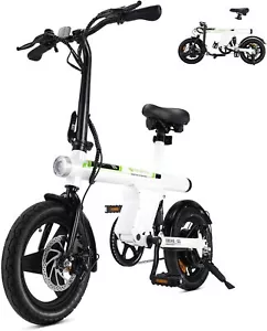 E-Bike 14 Zoll 350W Elektrofahrrad E bike Klappbar 36V Moped 25km/h E-City Bike - Bild 1 von 12