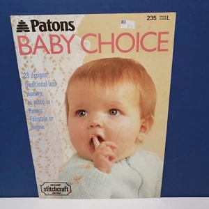 PATONS BEEHIVE #235 BABY CHOICE Knitting Pattern 23 Designs Stitchcraft Series - Picture 1 of 9