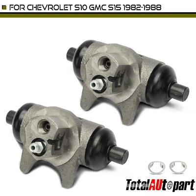 2x Drum Brake Wheel Cylinder for Chevrolet S10 GMC S15 1982-1988 S15 Jimmy Rear - Image 1 of 4