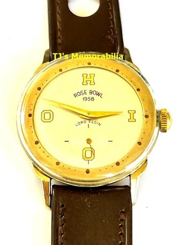 1958 OHIO STATE BUCKEYES ROSE BOWL CHAMPIONS CHAMPIONSHIP WATCH NOT RING ELGIN Cover